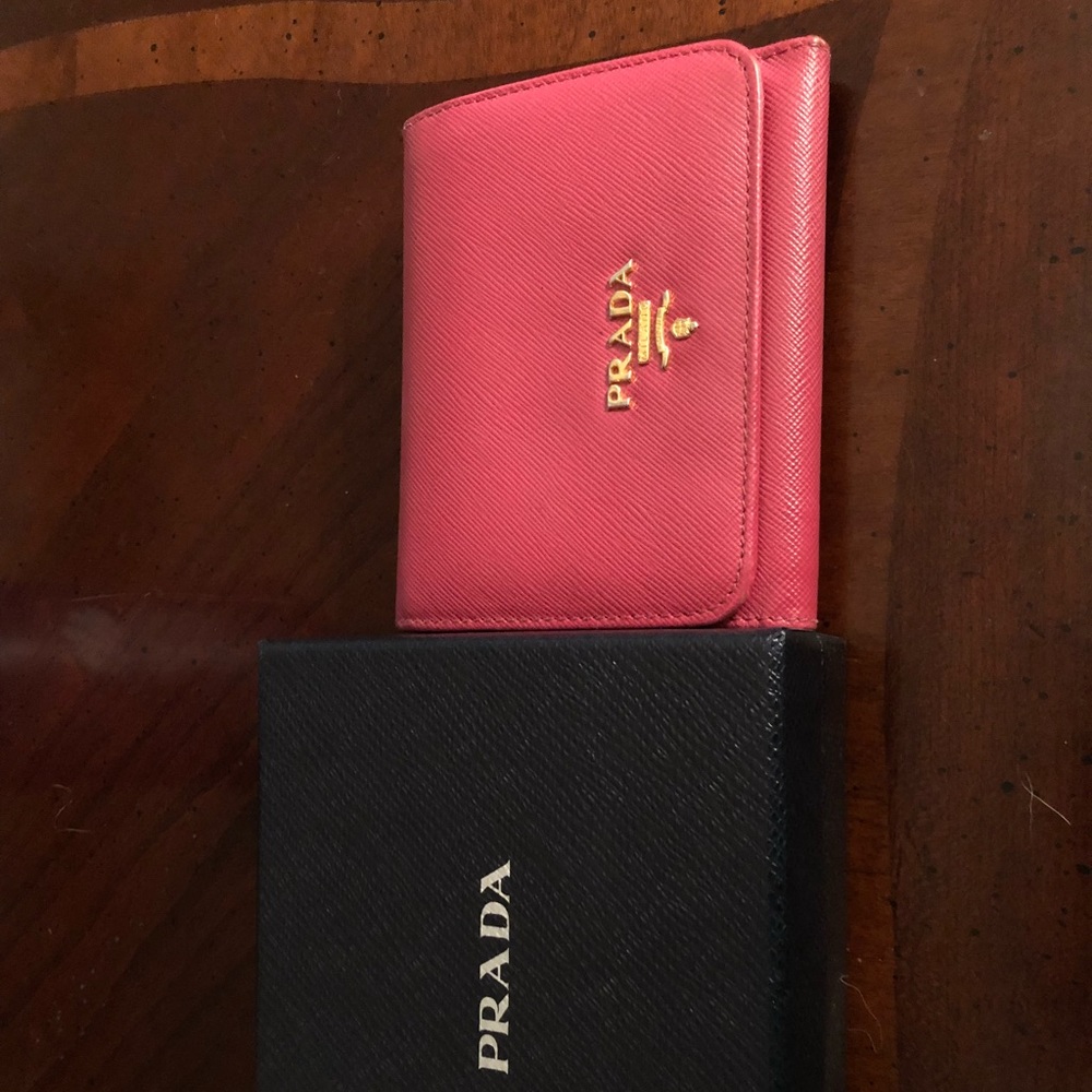 Authentic Prada Trifold Wallet